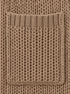 Aurelia in Camel – Nahaufnahme der aufgesetzten Vordertasche